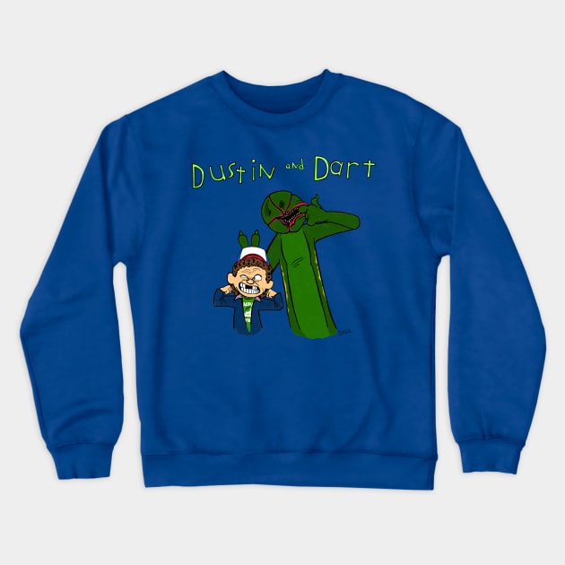 Dustin & Dart 3 Crewneck Sweatshirt by StonedWorks